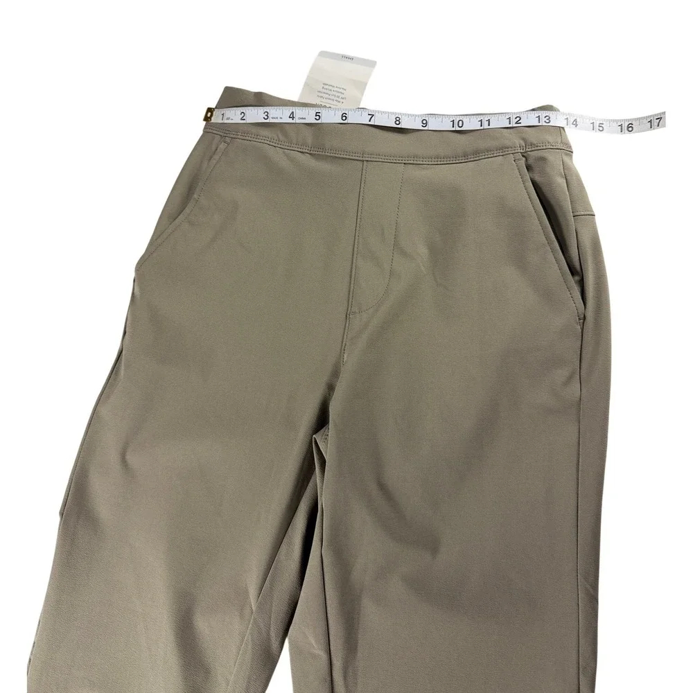 Member's Mark Travel Jogger Pants Olive Green Small 4-Way‎ Stretch UPF 30 NWT
